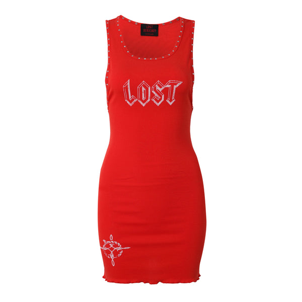 Lost Intricacy Icon Dress (Red)