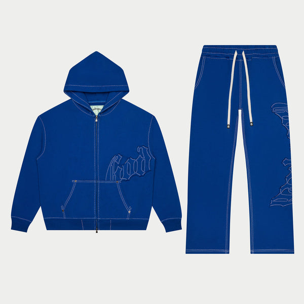 GODSPEED OG LOGO SWEATSUIT STITCHED (BLUE)