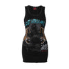 Lost Intricacy Twin Tiger Dress (Black)