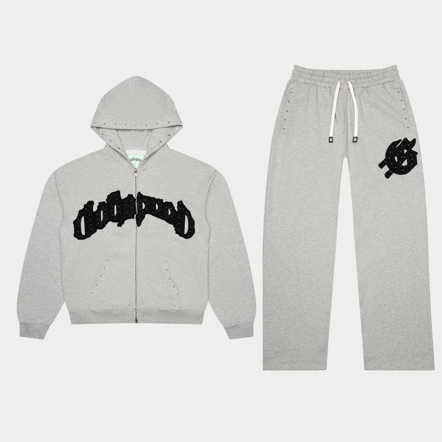 GODSPEED SYMMETRIC STUDDED SET (GREY/BLACK)