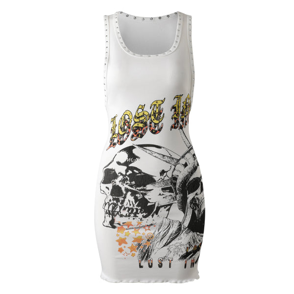 Lost Intricacy Fatal Empire Dress (White)