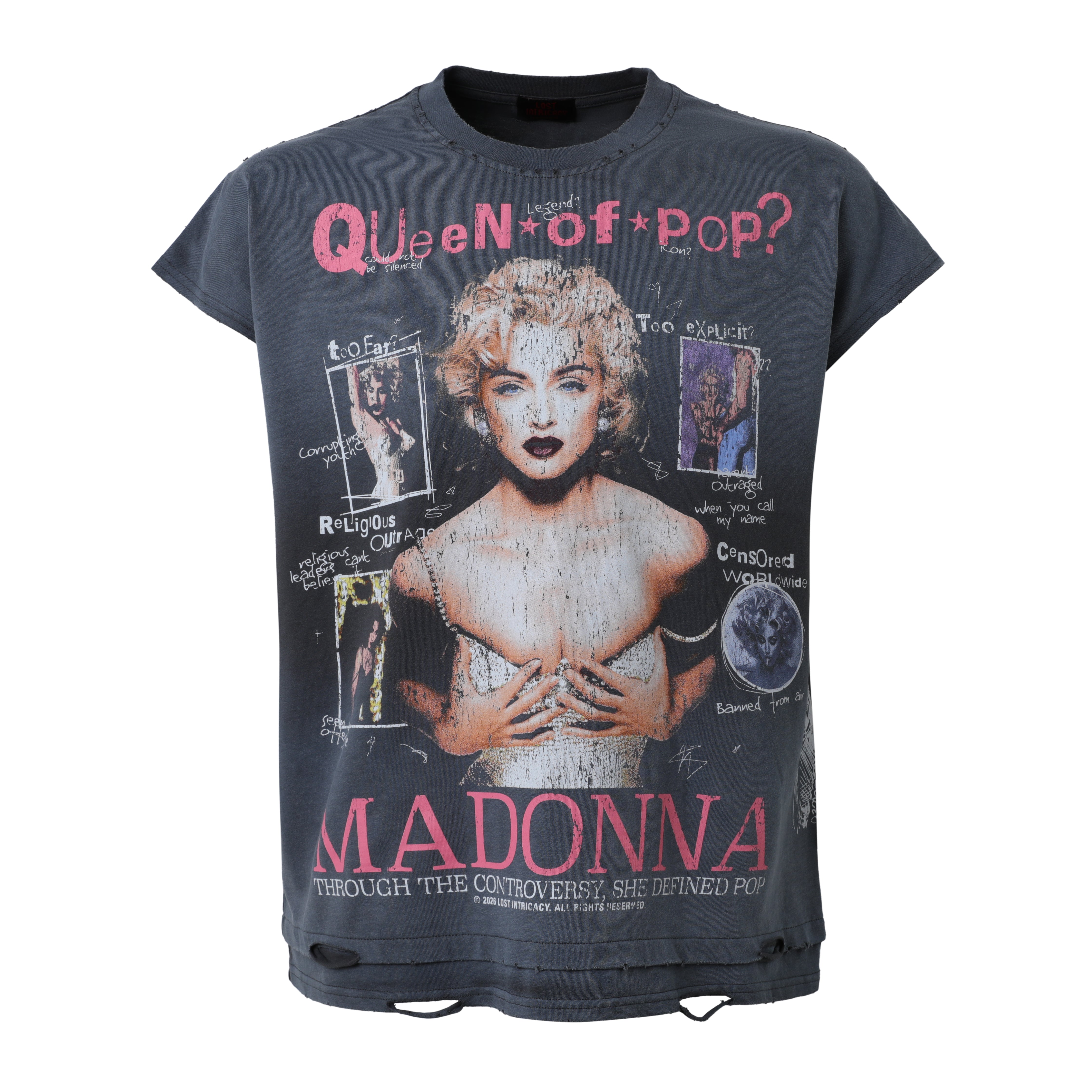 Lost Intricacy 'Queen of Pop' Sleeveless Tee