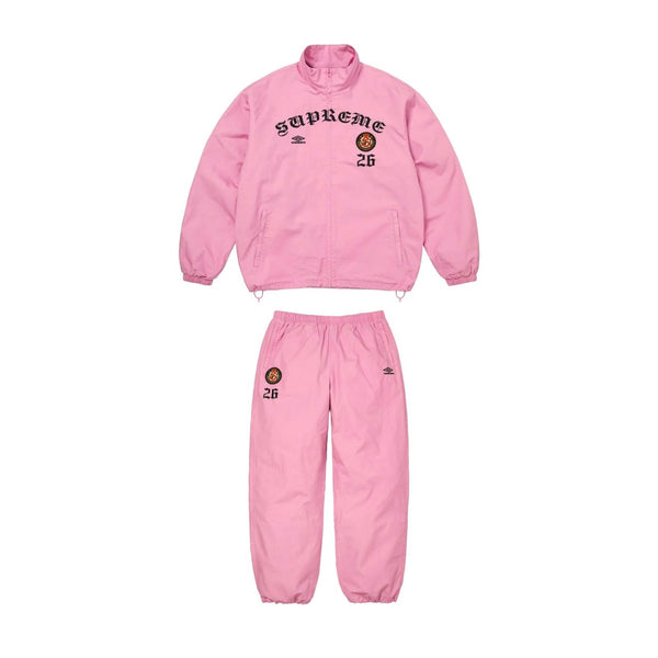 Supreme / Umbro Cotton Ripstop Tracksuit FW26 (Pink)