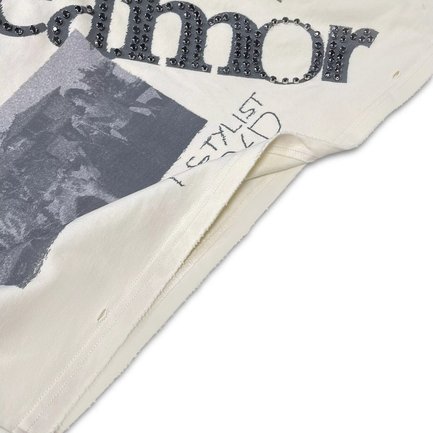 Stile De Amor 'No Stylist' Tee (Cream)