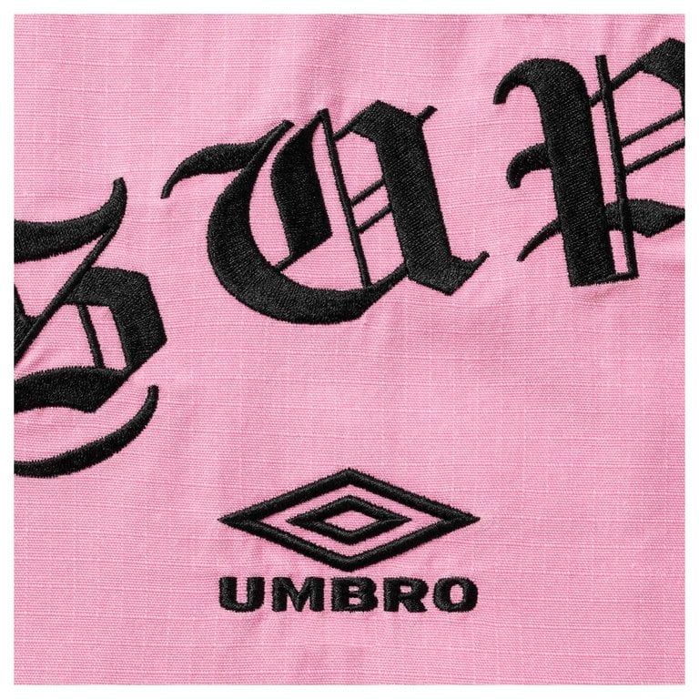 Supreme / Umbro Cotton Ripstop Tracksuit FW26 (Pink)
