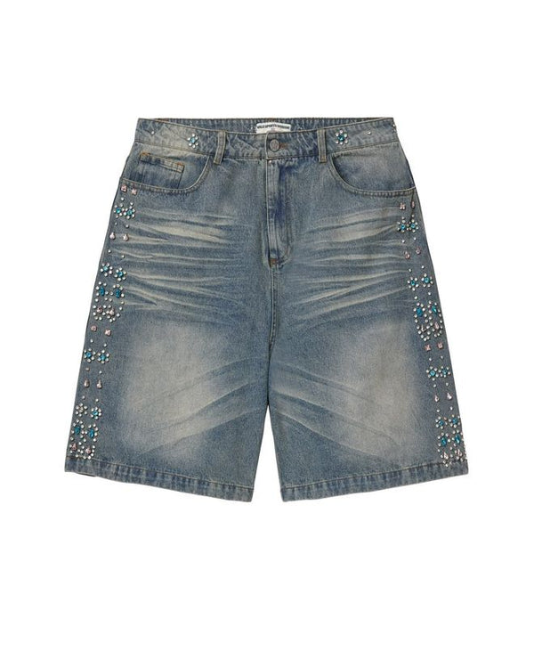 VALE FOREVER CANDY JORTS (BLUE WASH)