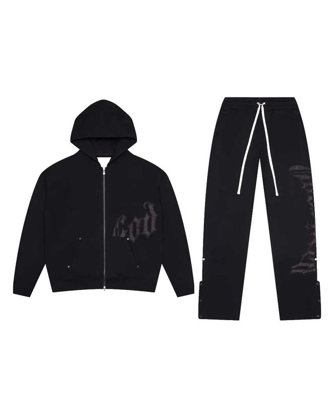 GODSPEED OG LOGO SWEATSUIT (TRIPLE BLACK)
