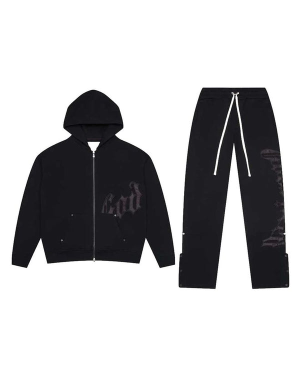 GODSPEED OG LOGO SWEATSUIT (TRIPLE BLACK)