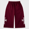 HMDD Maroon HC 3/4 Sweat Shorts