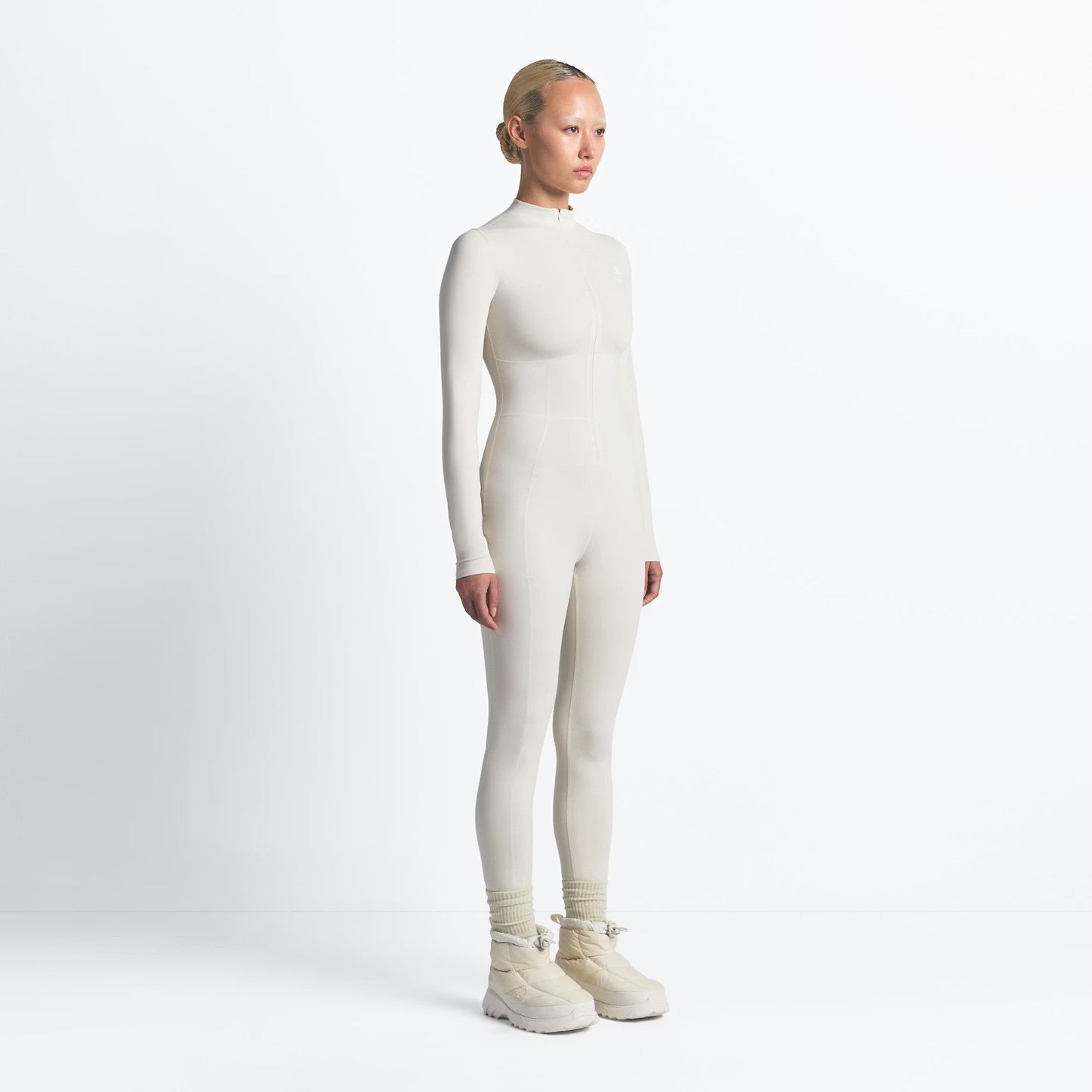 Skims x North Face Refina Bodysuit (Bone)