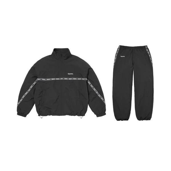 Supreme Logo Taping Tracksuit (Black)