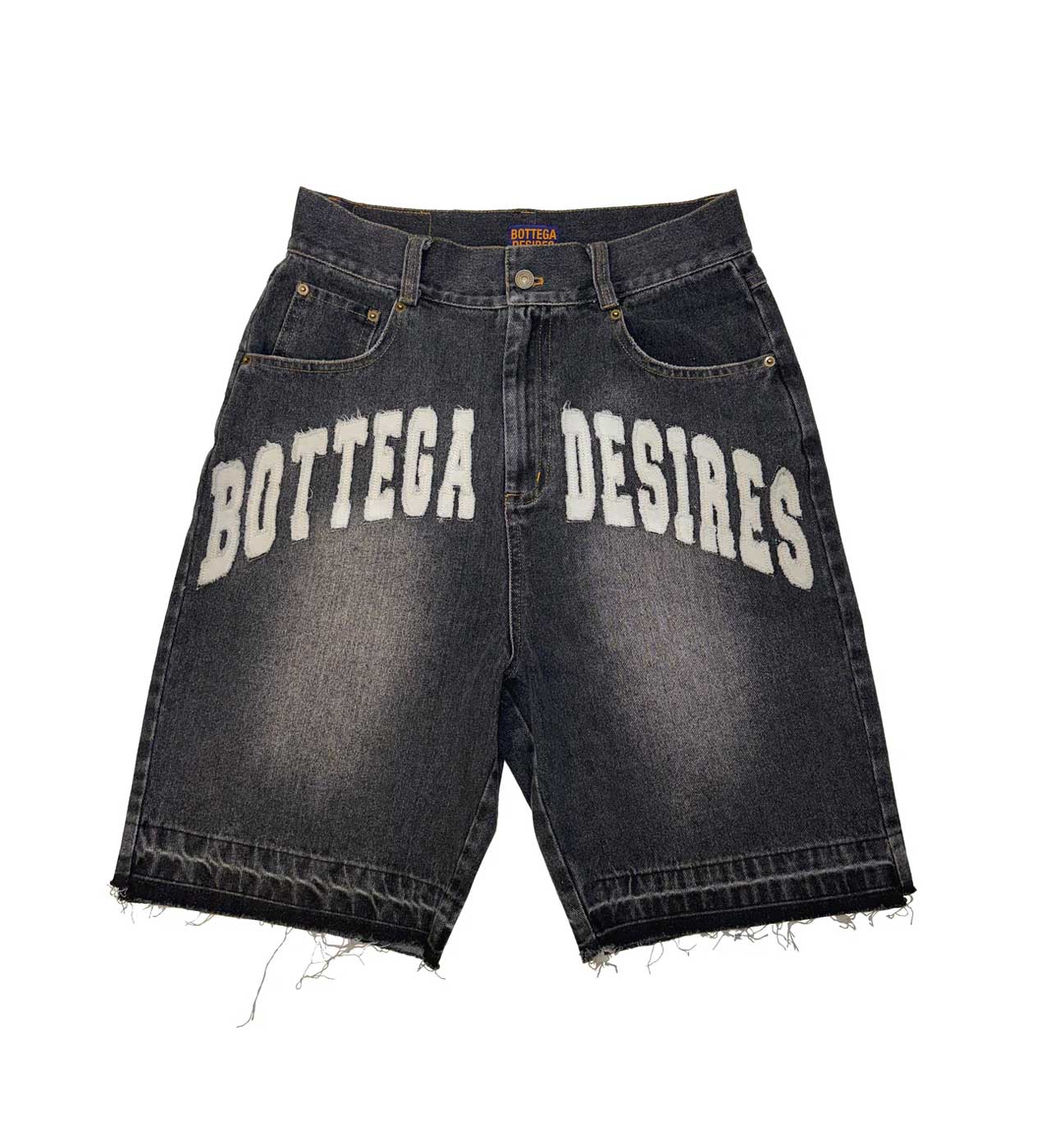 Bottega Desires Denim Shorts (Black Wash)