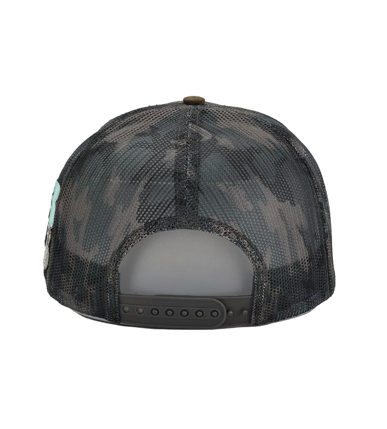 Bottega Desires Camo Trucker Hat