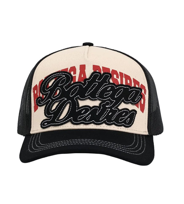 Bottega Desires Black Trucker Hat