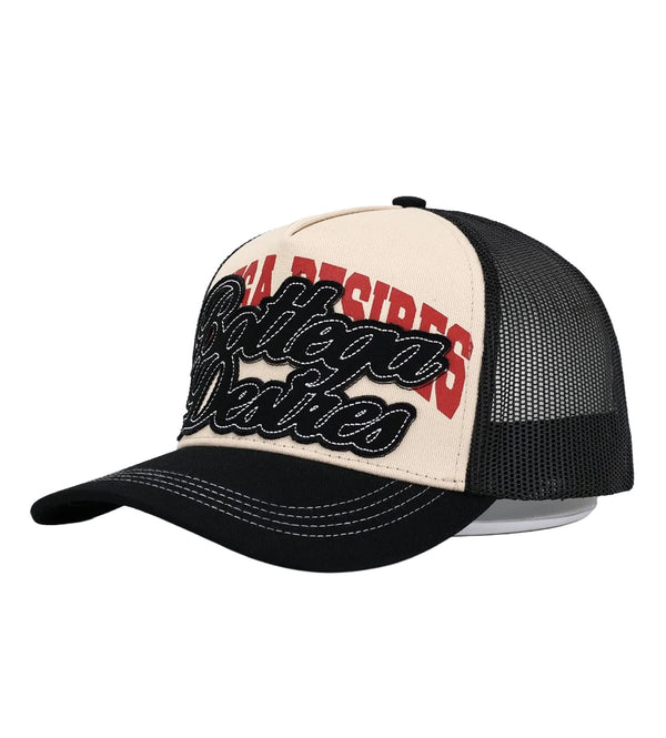 Bottega Desires Black Trucker Hat