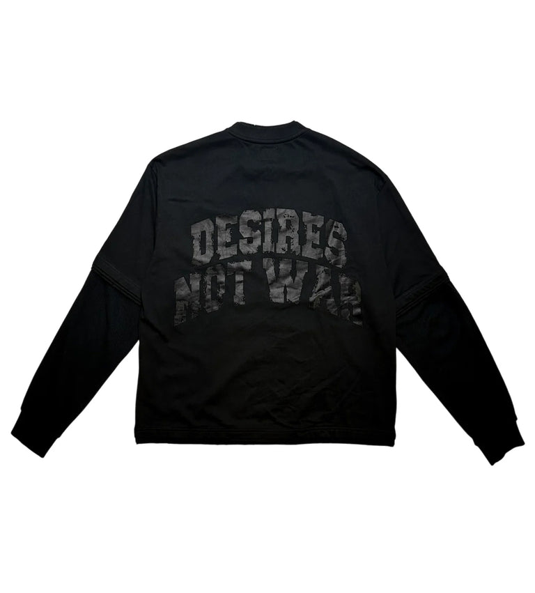 Bottega Desires War Longsleeve Thermal Tee