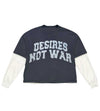 Bottega Desires War Longsleeve Thermal Tee (Navy)