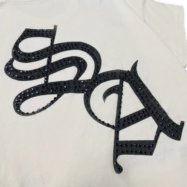 Stile De Amor 'No Stylist' Tee (Cream)