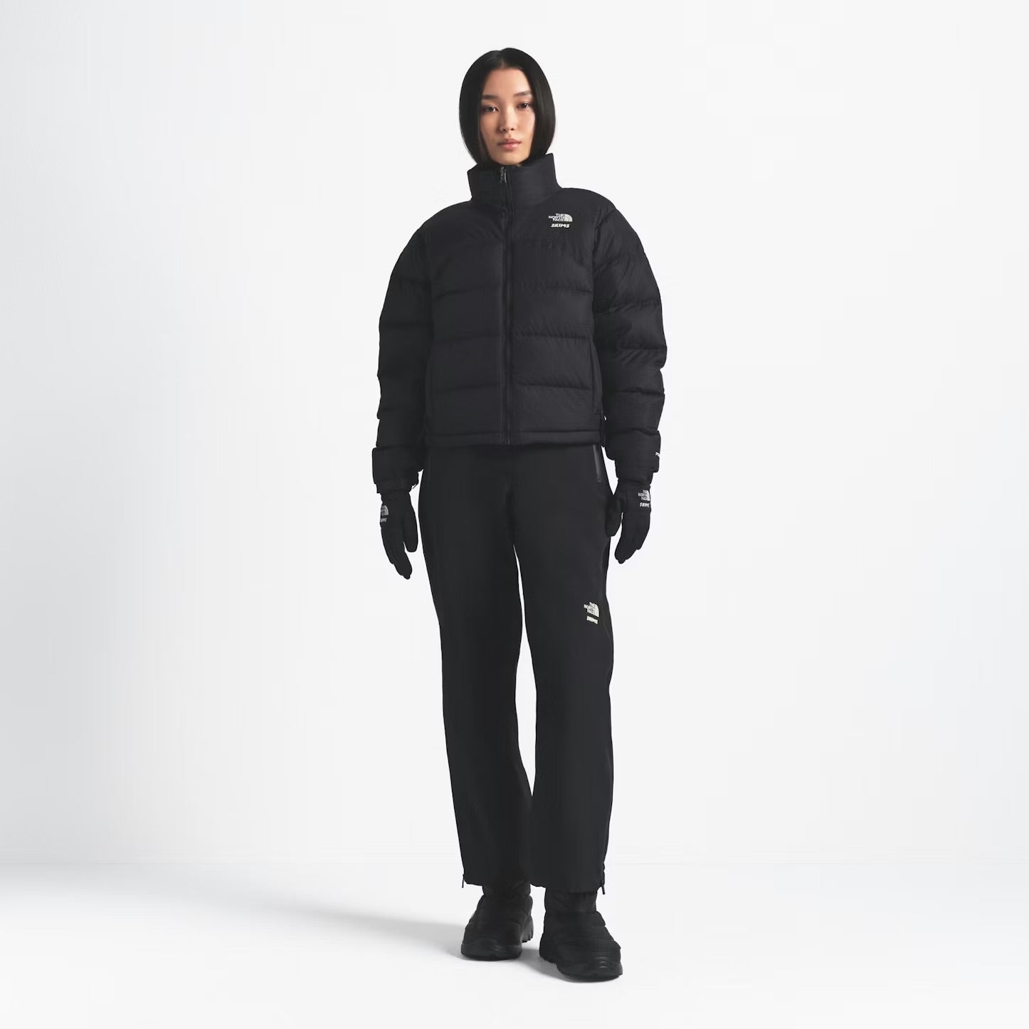 Skims x North Face 2000 Retro Nuptse Jacket 700 Series (Onyx)