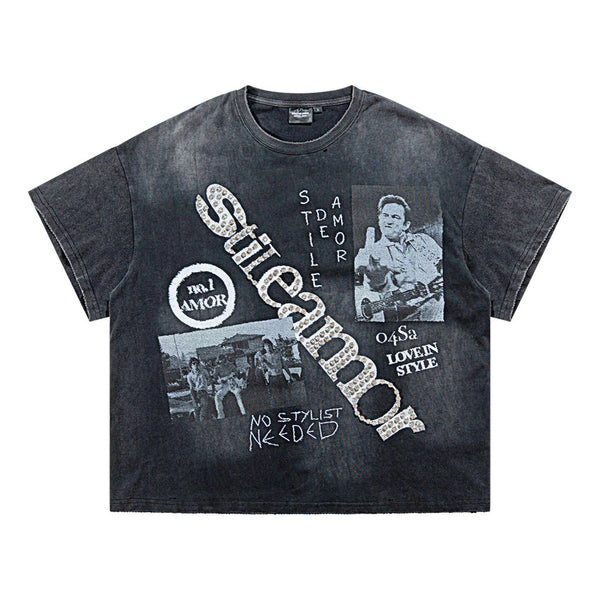 Stile De Amor 'No Stylist' Tee (Black)