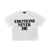 MIXED EMOTION E.N.D. RHINESTONE TEE (WHITE)