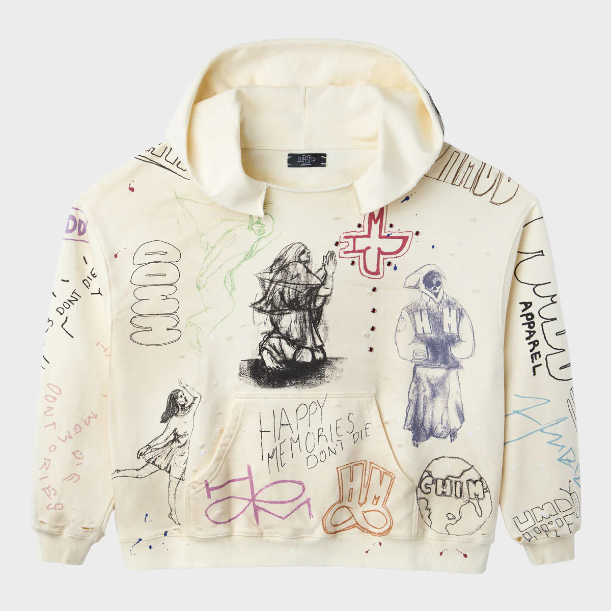 HMDD Sketch Pullover Hoodie