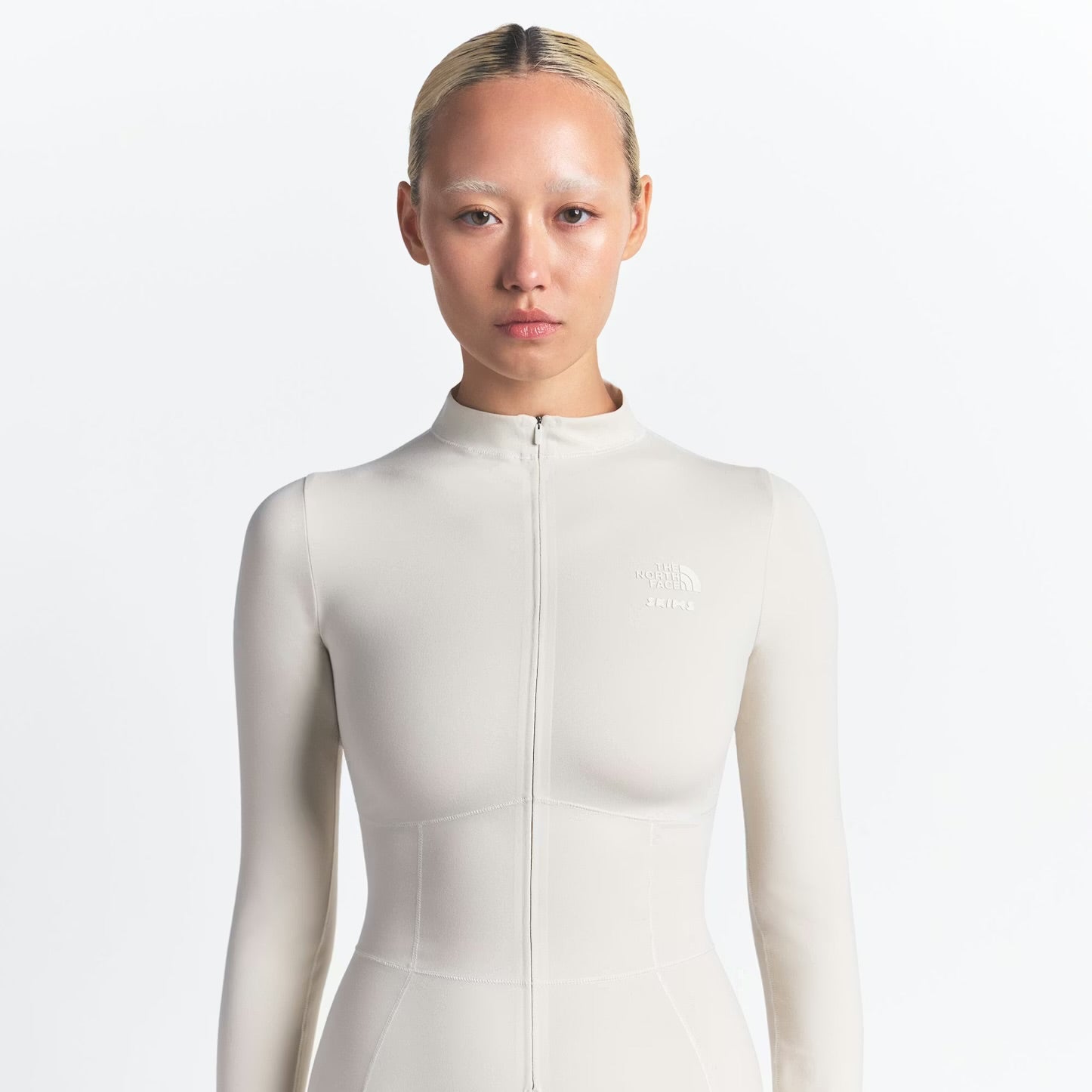 Skims x North Face Refina Bodysuit (Bone)