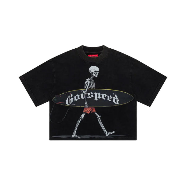 GODSPEED 'SURF DAY' TEE (BLACK)