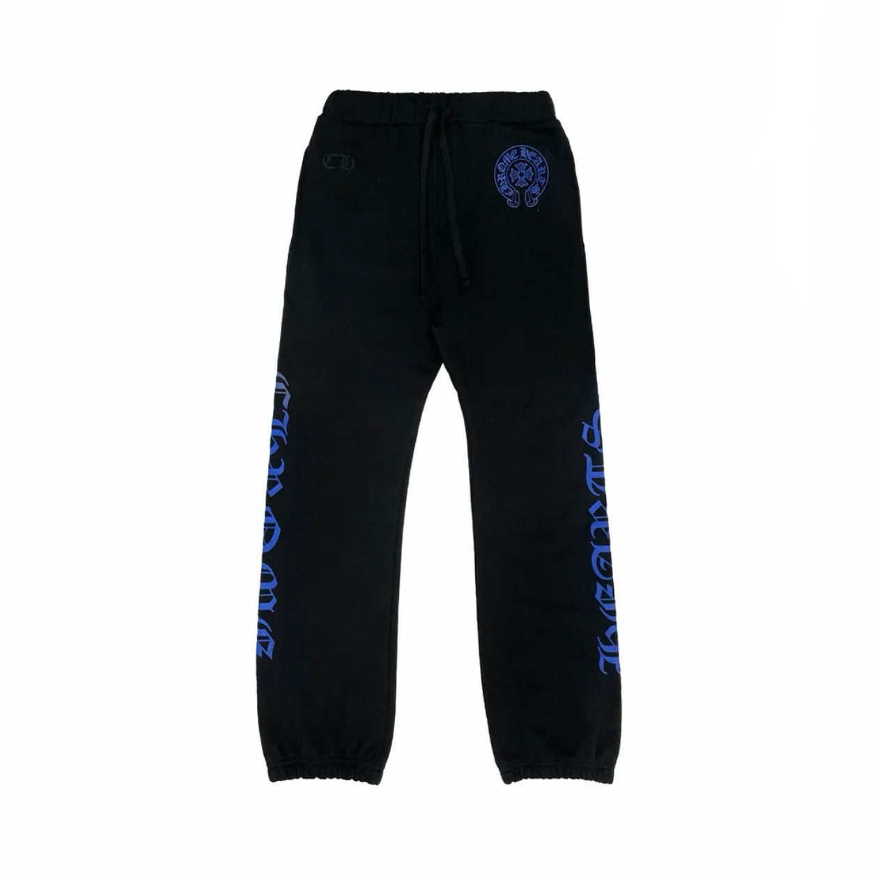 Chrome Hearts Horseshoe Logo Sweatpants ‘Black/Blue’