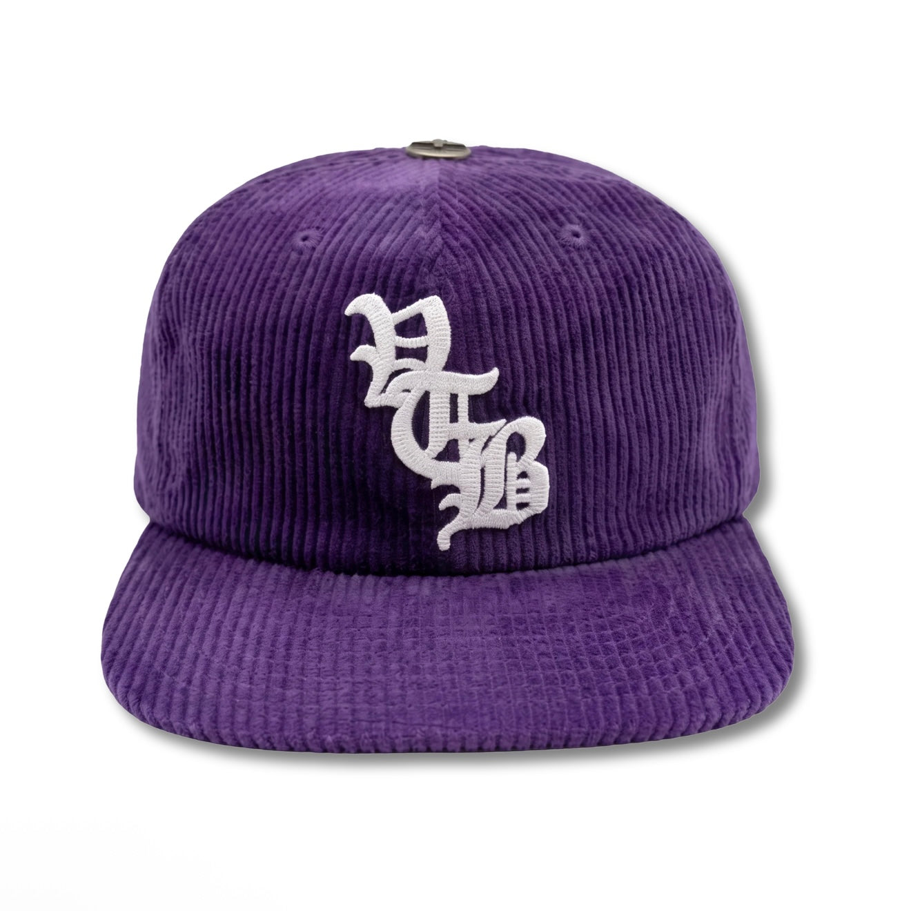Vertabrae Purple Corduroy Snapback