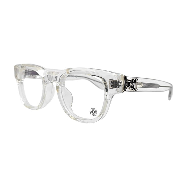 Chrome Hearts Cuntvoluted Crystal Clear Frame Glasses