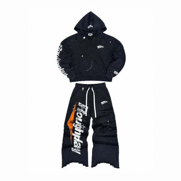 RoughPlay Hoodie Sweatsuit (Black)