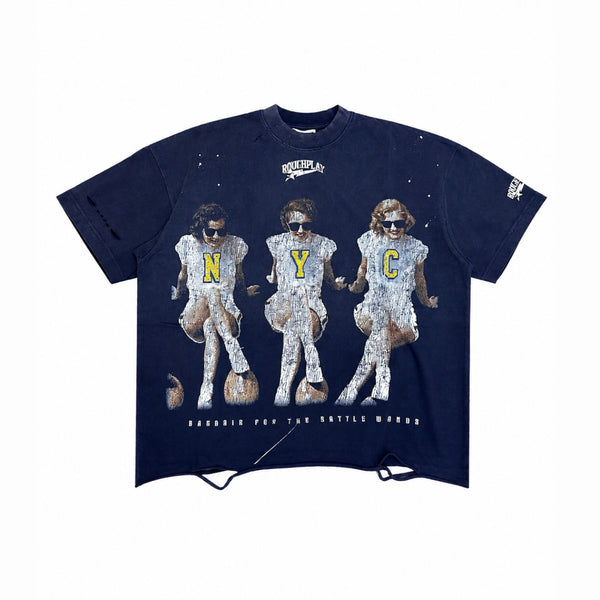 RoughPlay ‘Cheerleader’ Tee (Navy)
