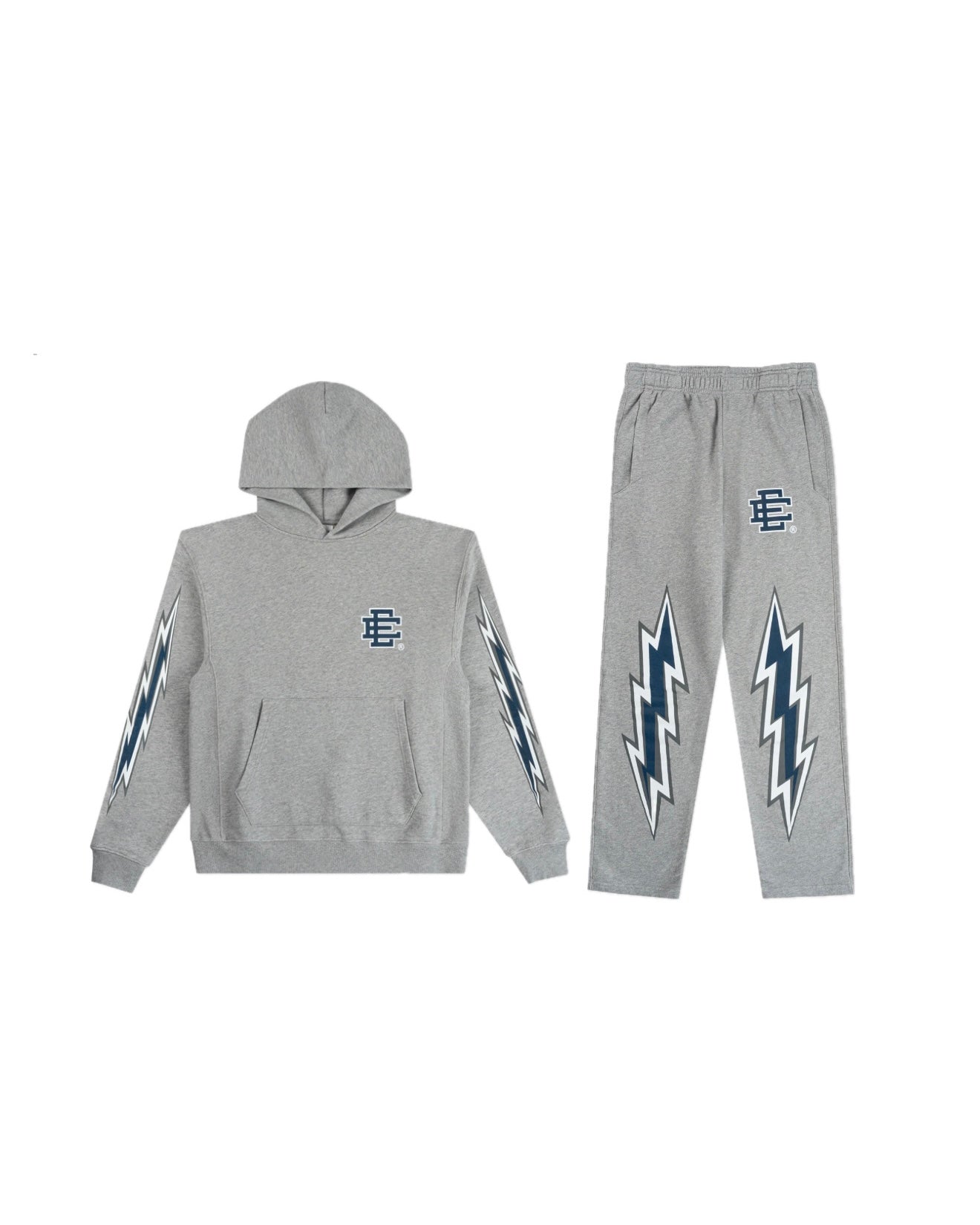 Eric Emanuel EE Basic Sweatsuit (Grey Bolt)