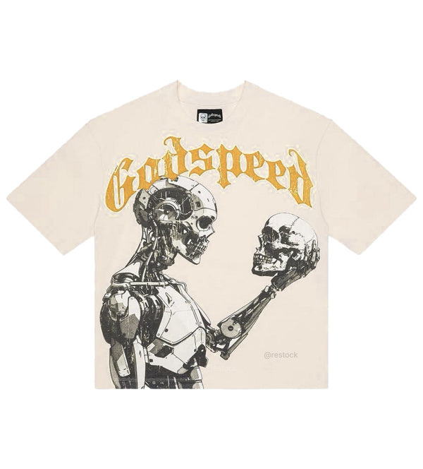 GODSPEED MANKIND VS AI TEE (BONE)