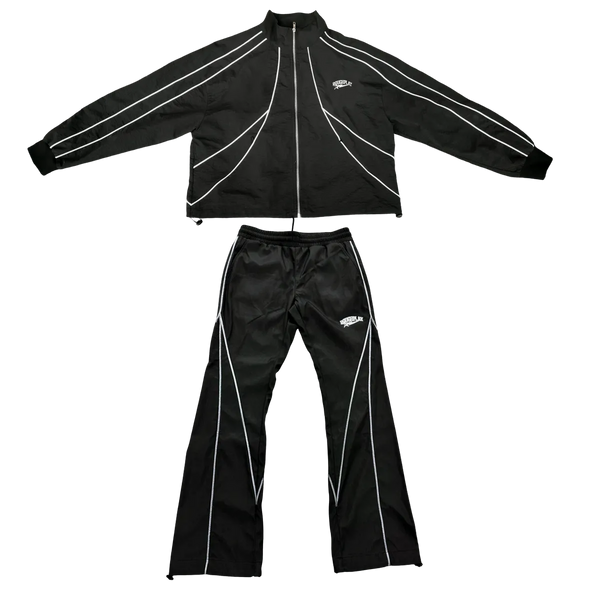 ROUGHPLAY REFLECTIVE TRACKSUIT (BLACK)