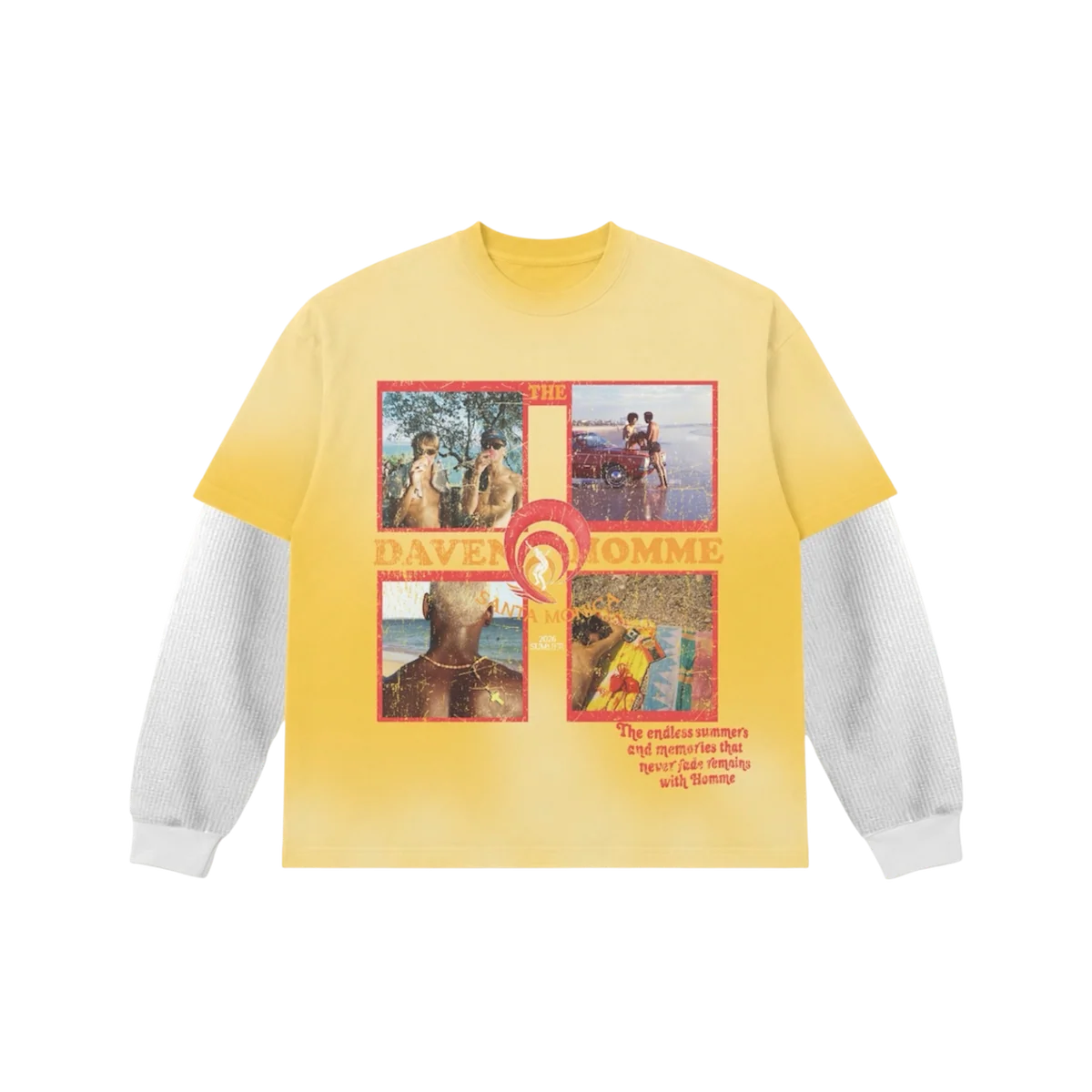 Daven Homme 'Santa Monica' Thermal Longsleeve