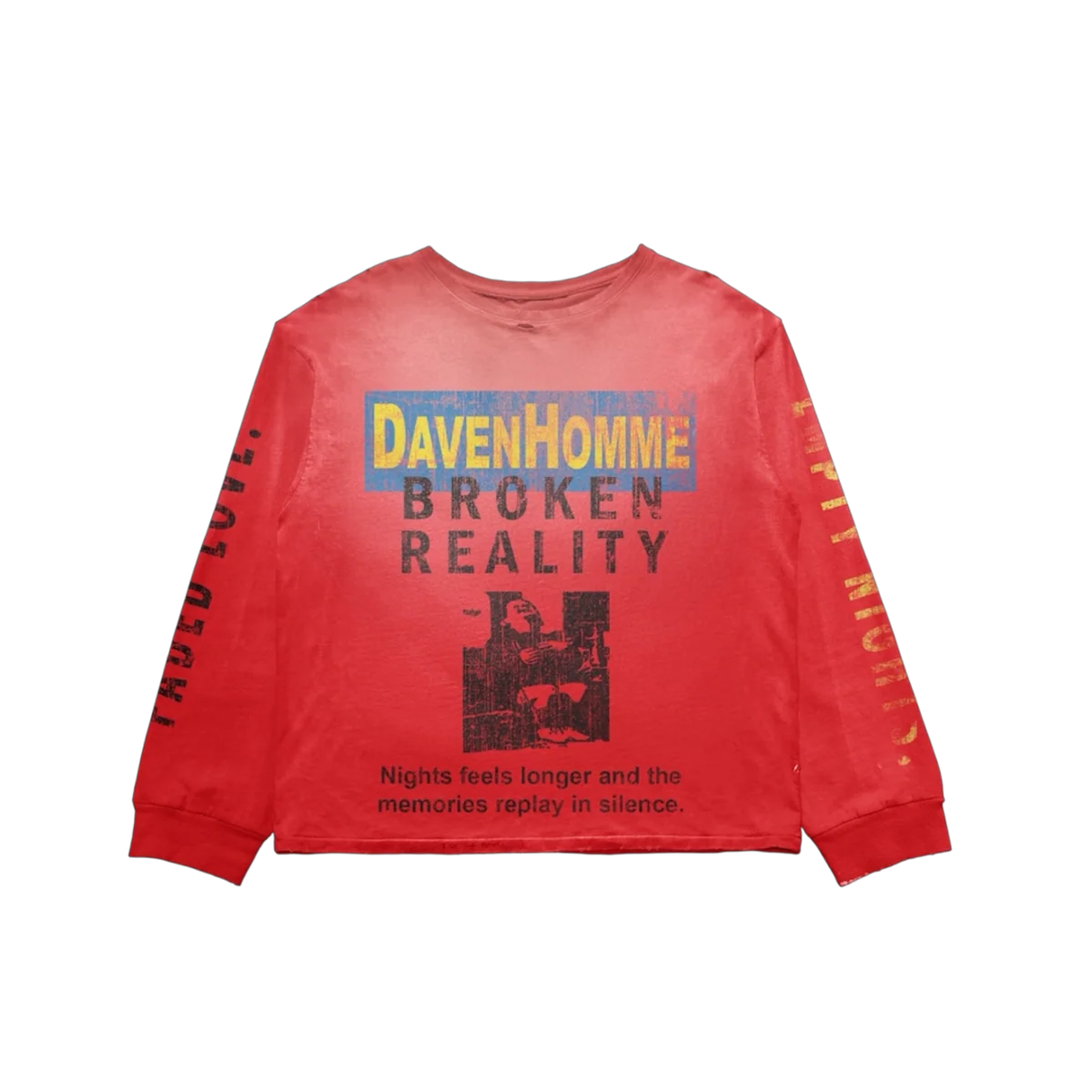 Daven Homme 'Broken Reality' Longsleeve (Red)