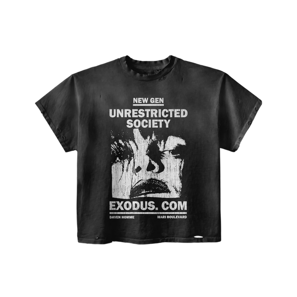Daven Homme 'Unrestricted Society' Tee
