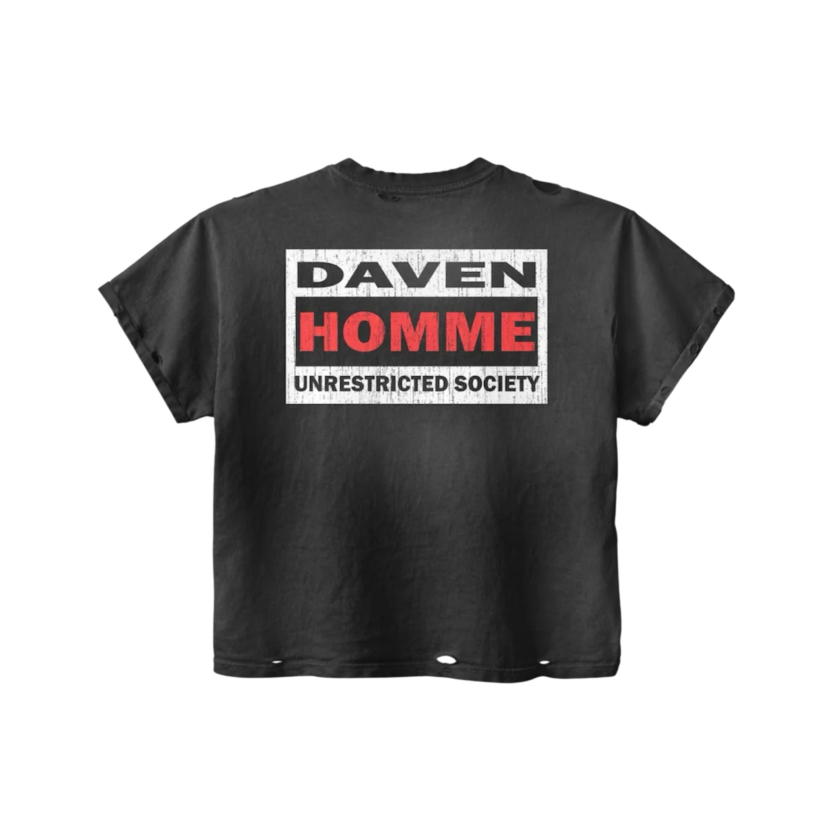 Daven Homme 'Unrestricted Society' Tee