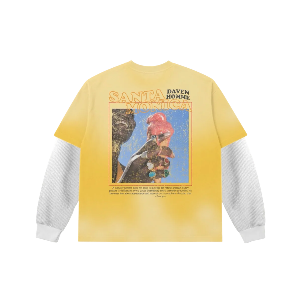 Daven Homme 'Santa Monica' Thermal Longsleeve