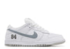 Nike SB Dunk Low Supreme 94 (White Metallic Silver)