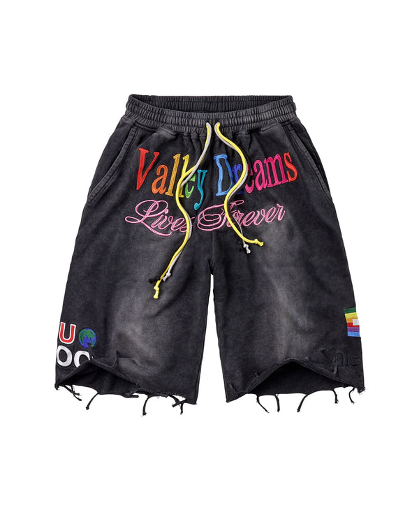 Vale Forever ‘Dreams’ 3/4 Shorts (Black)