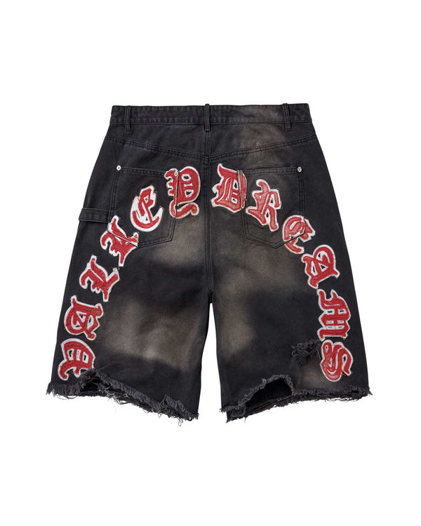 Vale Forever Workshop Jorts (Black)
