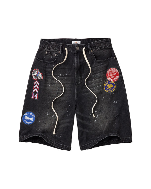 Vale Forever Paradise Jorts (Black)