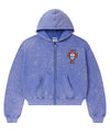 VALE FOREVER SEA CLUSTER ZIP-UP HOODIE