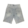 Mixed Emotion Paisley Denim Shorts