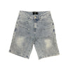 Mixed Emotion Paisley Denim Shorts