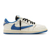 Jordan 1 Low Travis Scott x Fragment ‘Sail Military Blue’ (Toddler/Preschool)