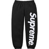 Supreme Satin Applique Sweatsuit FW25 (Black)